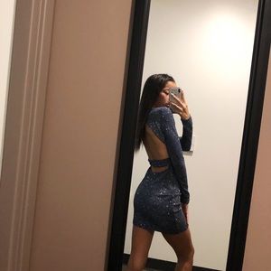 blue sparkle dress (never worn)